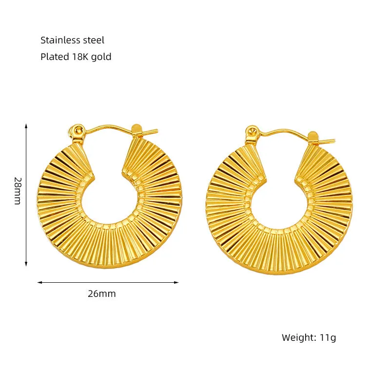 Wholesale Vintage Style Five-pointed Star Earrings