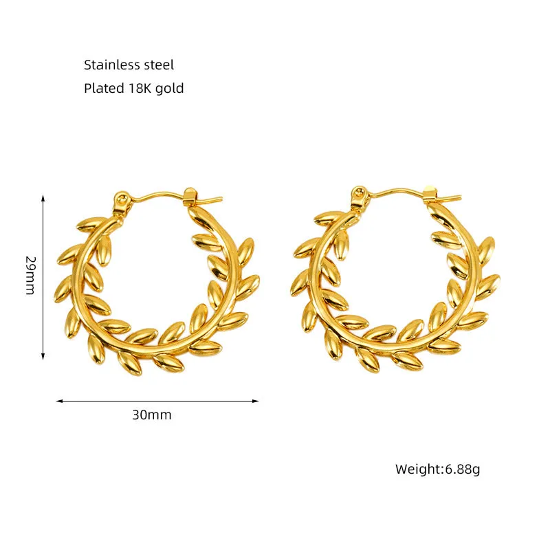 Wholesale Vintage Style Five-pointed Star Earrings