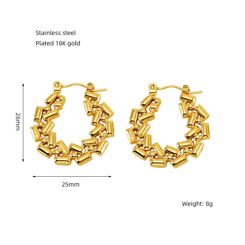 Wholesale Vintage Style Five-pointed Star Earrings