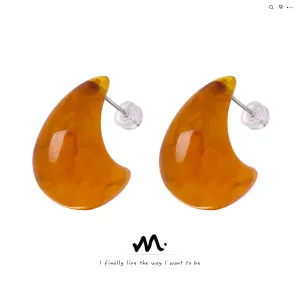 Wholesale Vintage Tear Drop Shaped Resin Earrings