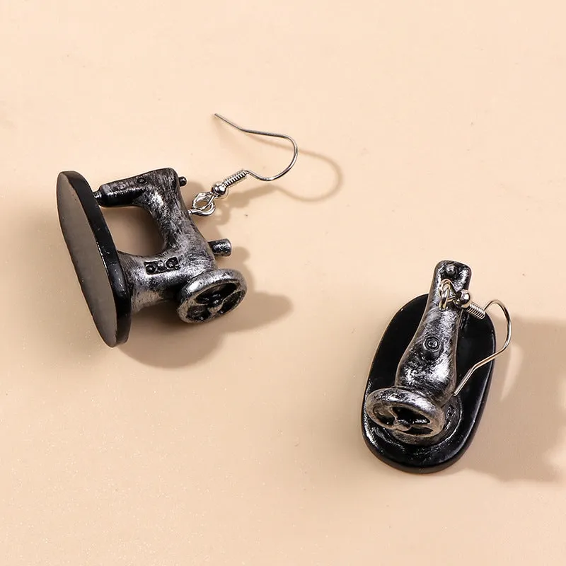 Wholesale Vintage Telephone Tv Iron Radio Earrings