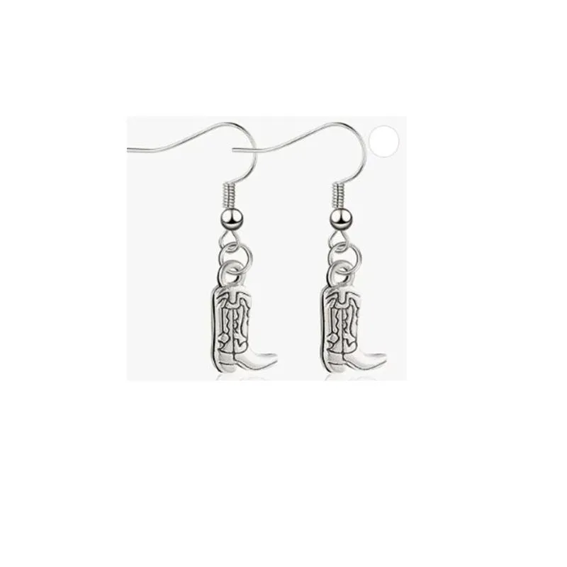Wholesale Vintage Western Denim Alloy Earrings