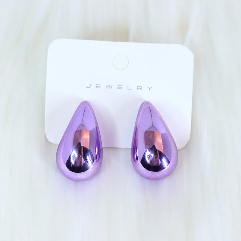 Wholesale Water Drop Acrylic Earrings