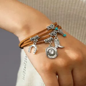 Wholesale Western cowboy punk style DYI creative bracelet