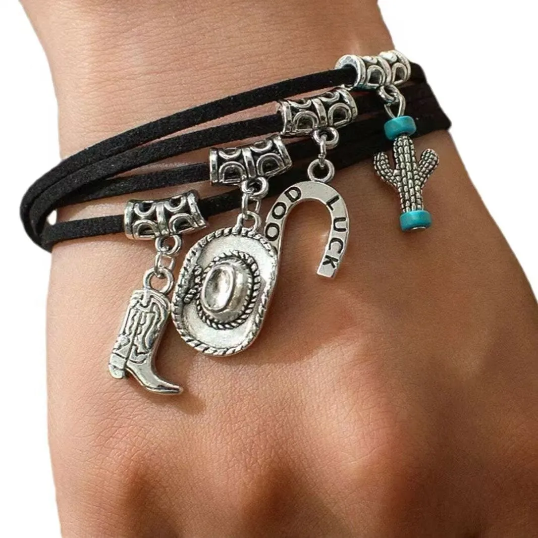 Wholesale Western cowboy punk style DYI creative bracelet