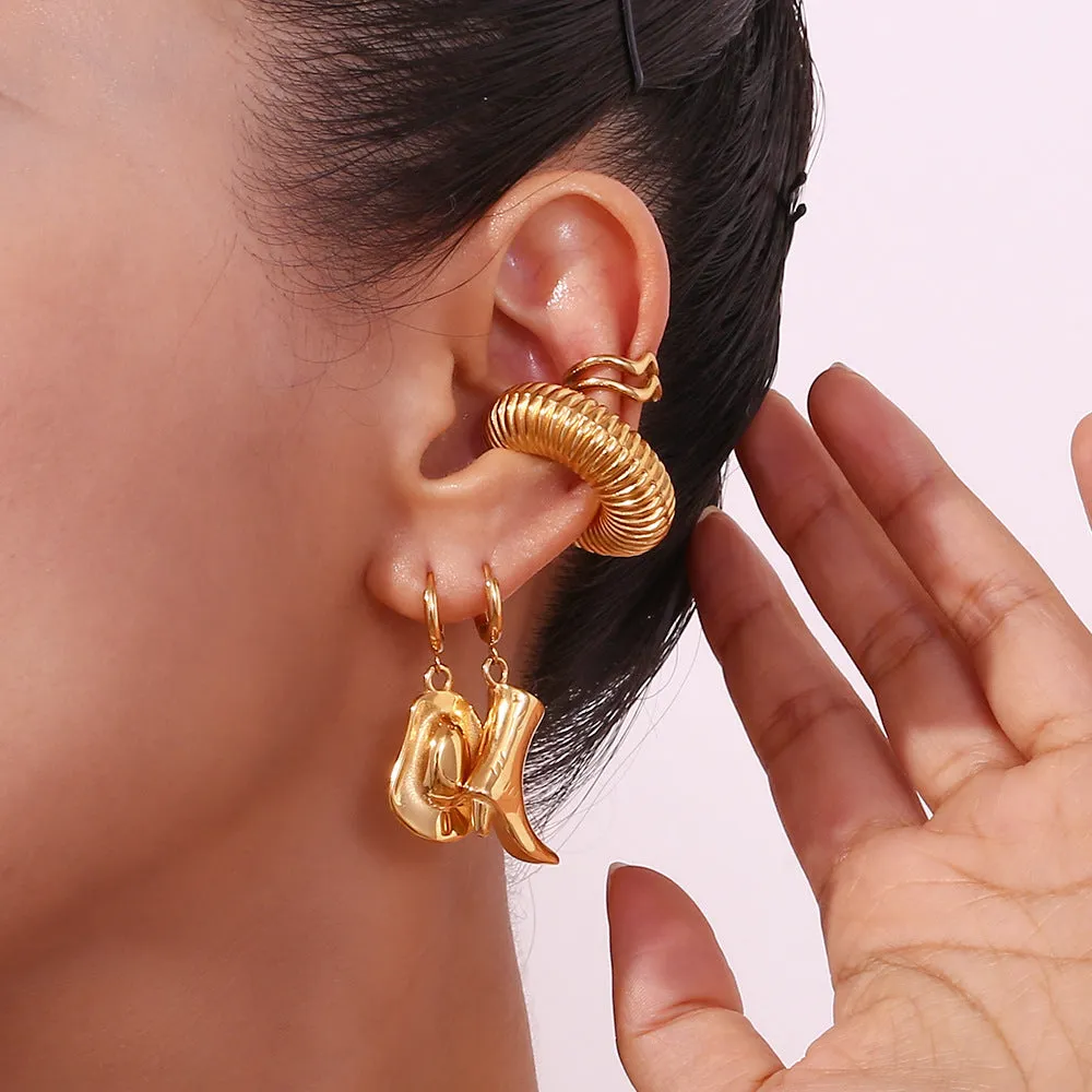 Wholesale Western style cowboy boots and hats, popular gold-plated personalized Earrings