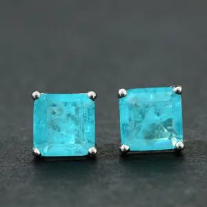 Wholesale White Copper Studded Diamond Earrings