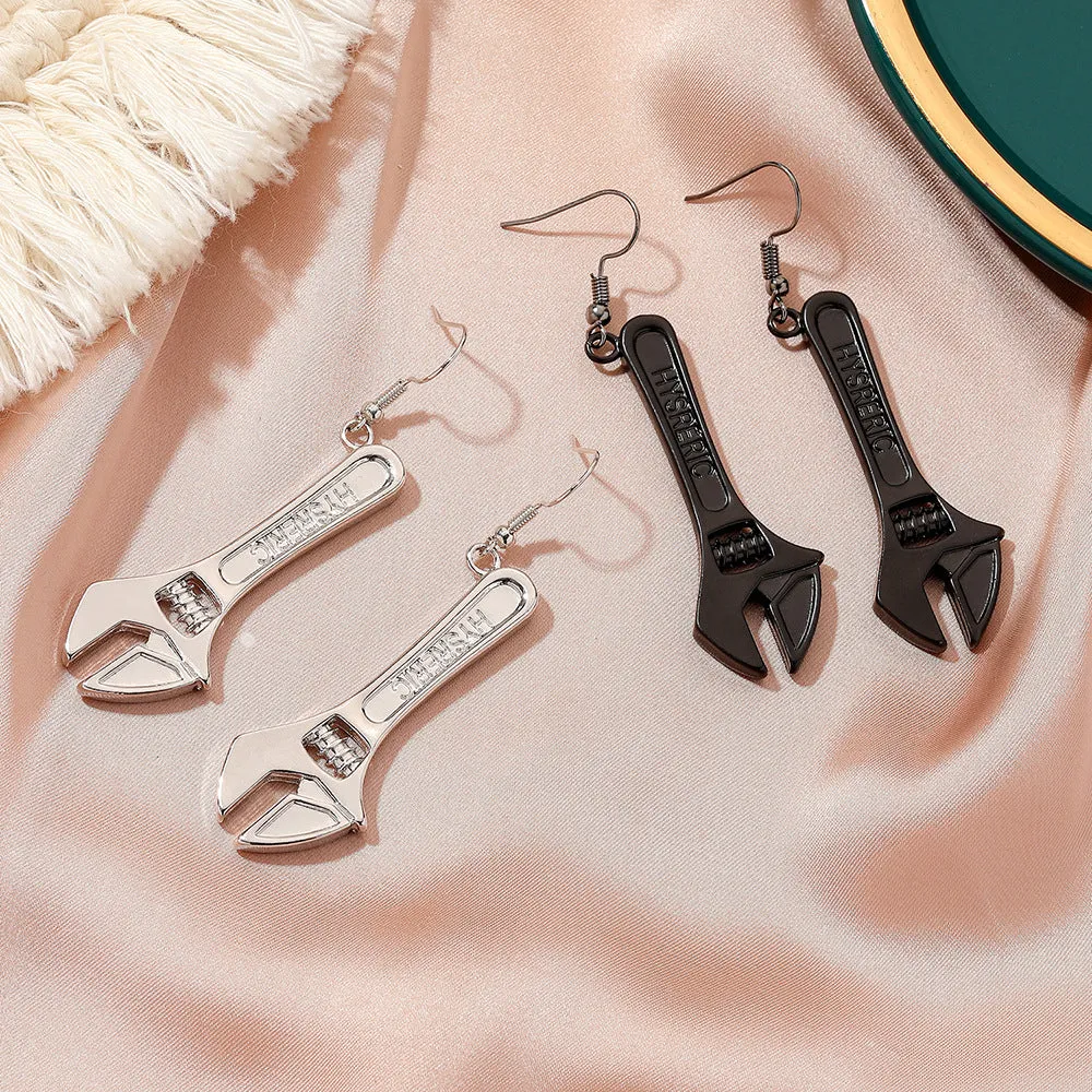 Wholesale Wrench Vintage Alloy Earrings