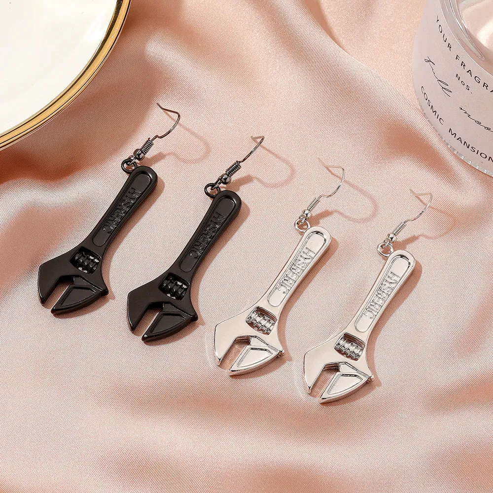 Wholesale Wrench Vintage Alloy Earrings