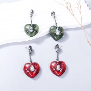 Wholesale Y2K Skull Spider Love Alloy Earrings