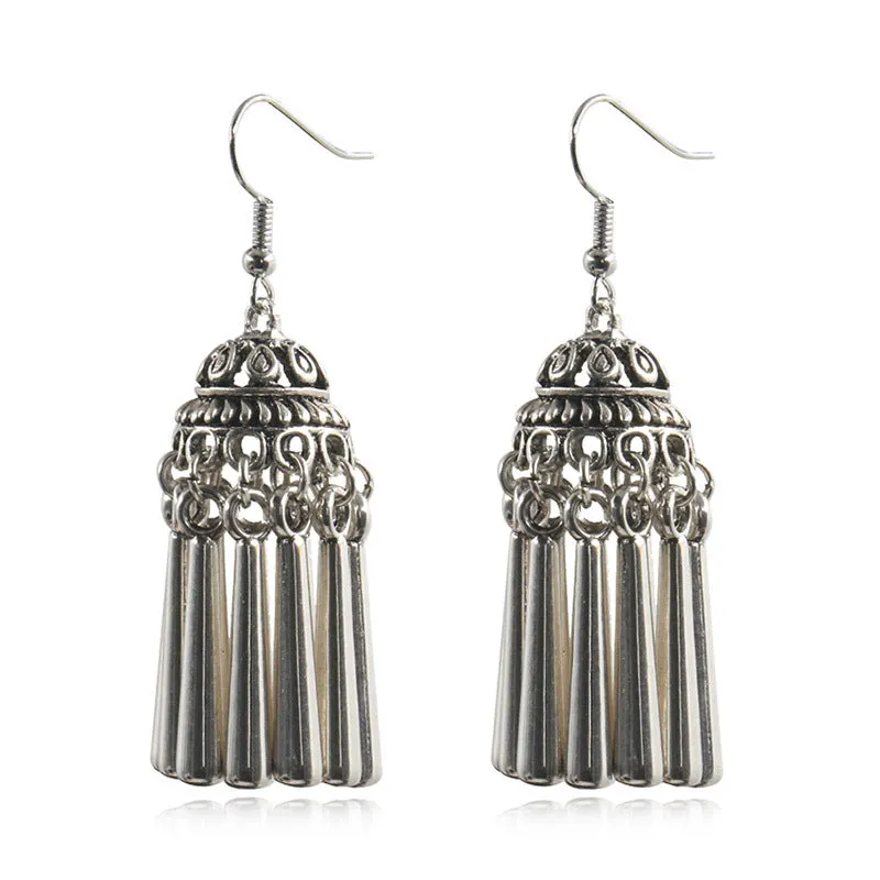 Wholesale Yunnan Miaofeng Tibetan Silver Copper Earrings