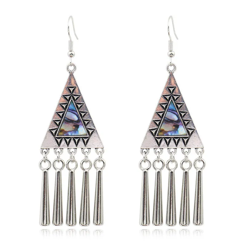 Wholesale Yunnan Miaofeng Tibetan Silver Copper Earrings