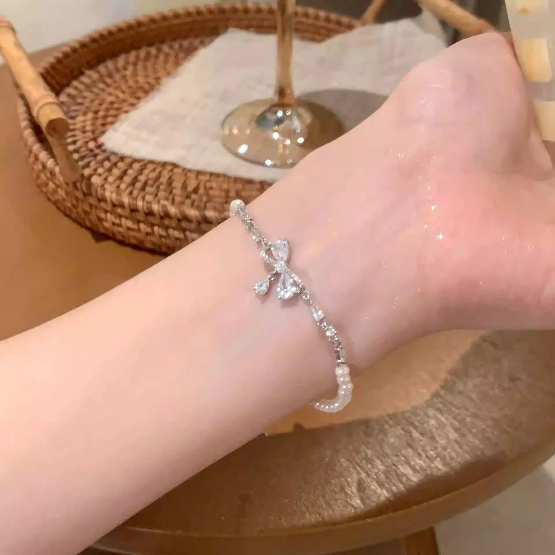 Wholesale Zircon bracelet full of diamonds super shiny