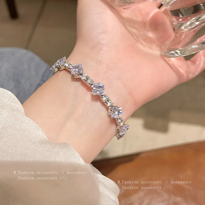 Wholesale Zircon bracelet full of diamonds super shiny