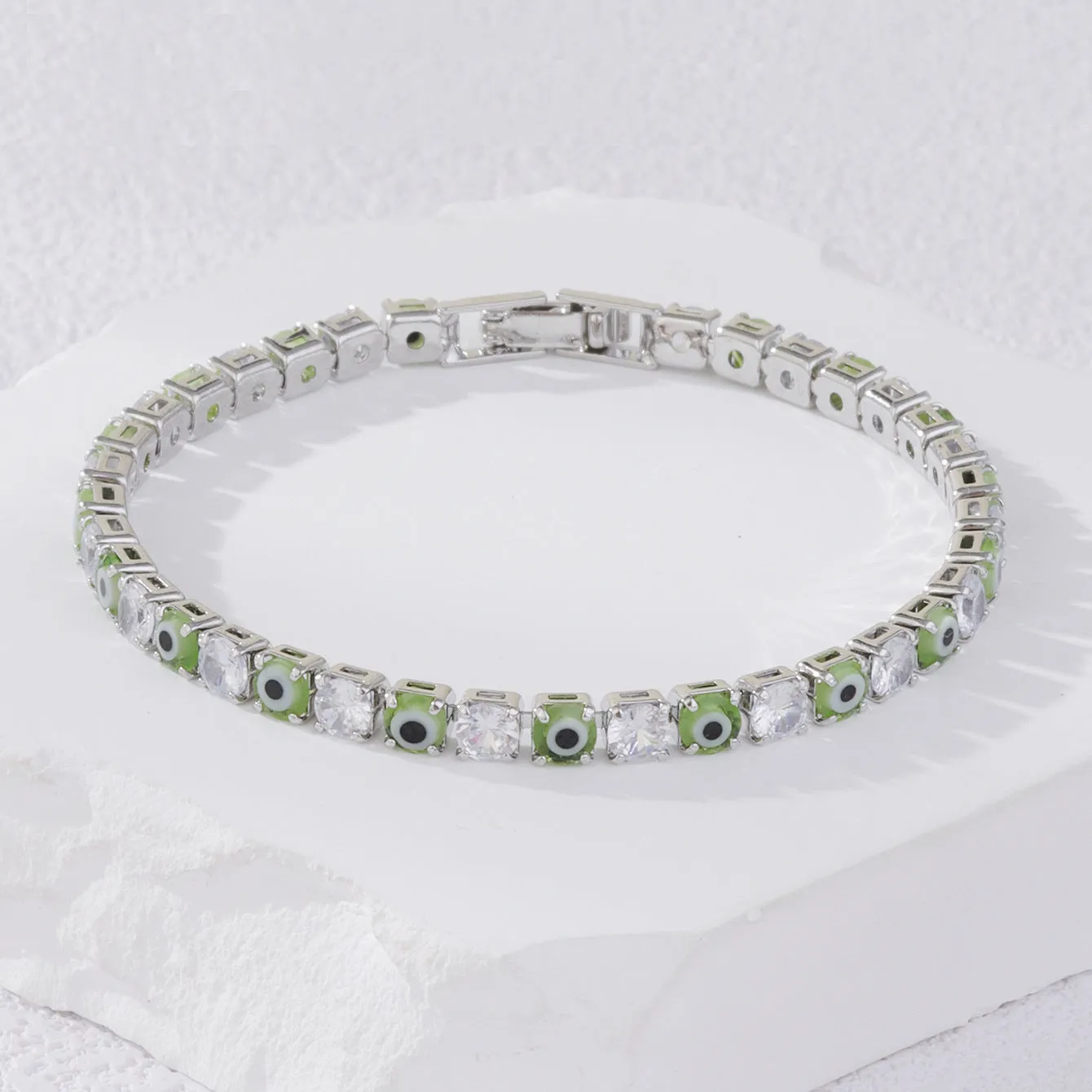 Wholesale Zircon bracelet round full diamond bracelet