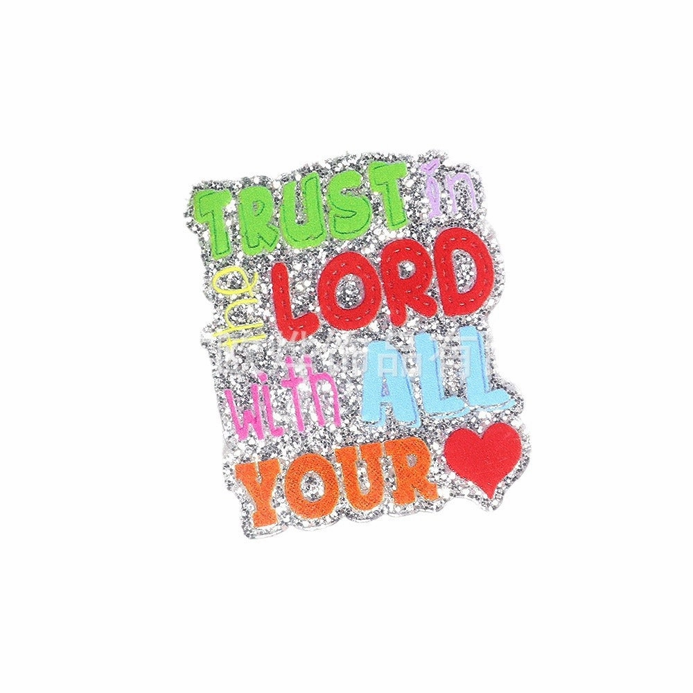 Wholesale 10pcs New loose powder  cartoon letters cute jewelry acrylic pin DIY patch accessories