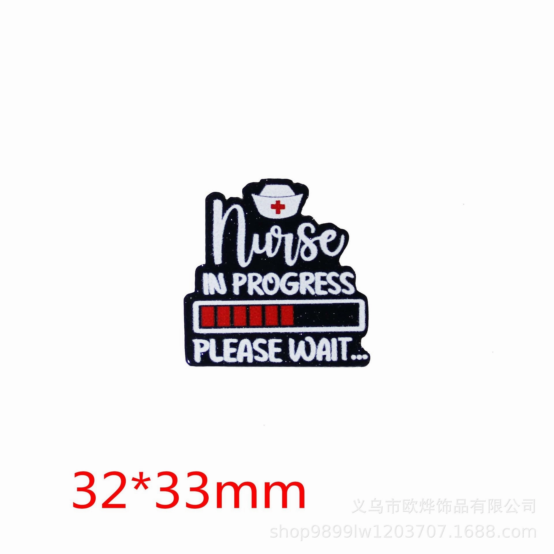 Wholesale 10pcs New loose powder cartoon organ medical rainbow bag acrylic cute DIY patch accessories