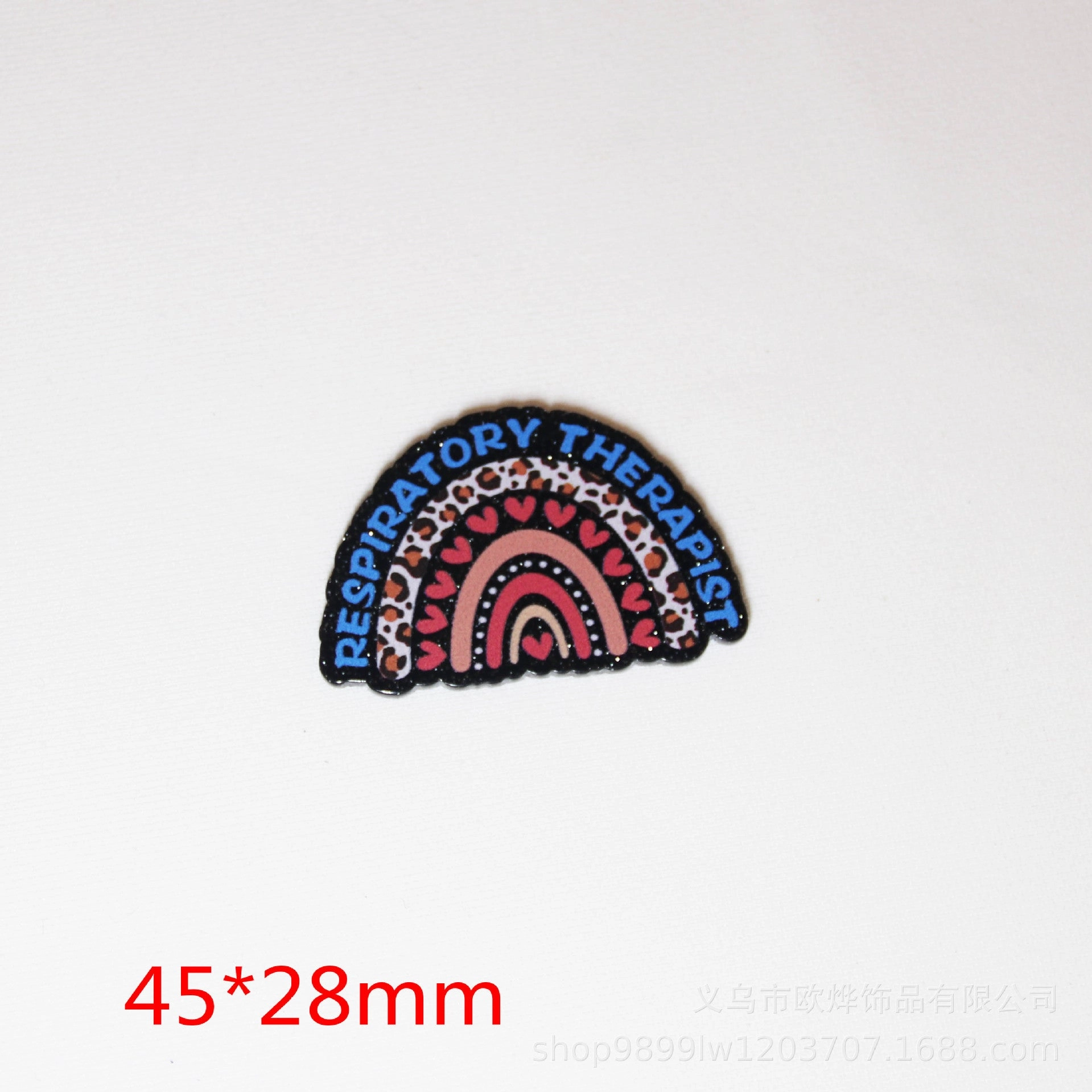 Wholesale 10pcs New loose powder cartoon organ medical rainbow bag acrylic cute DIY patch accessories
