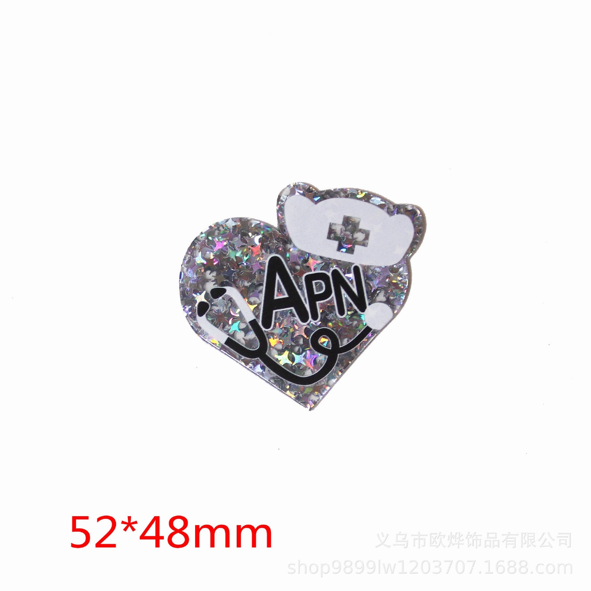 Wholesale 10pcs New loose powder cartoon organ medical rainbow bag acrylic cute DIY patch accessories