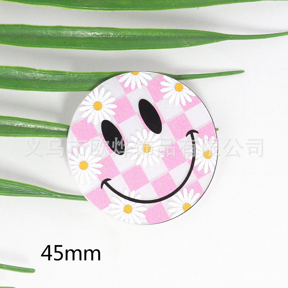 Wholesale 10pcs New loose powder heart letters cute acrylic pin DIY patch accessories