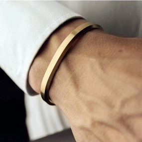 Wholesale 18K gold c-shaped open Watch accessories Bracelet