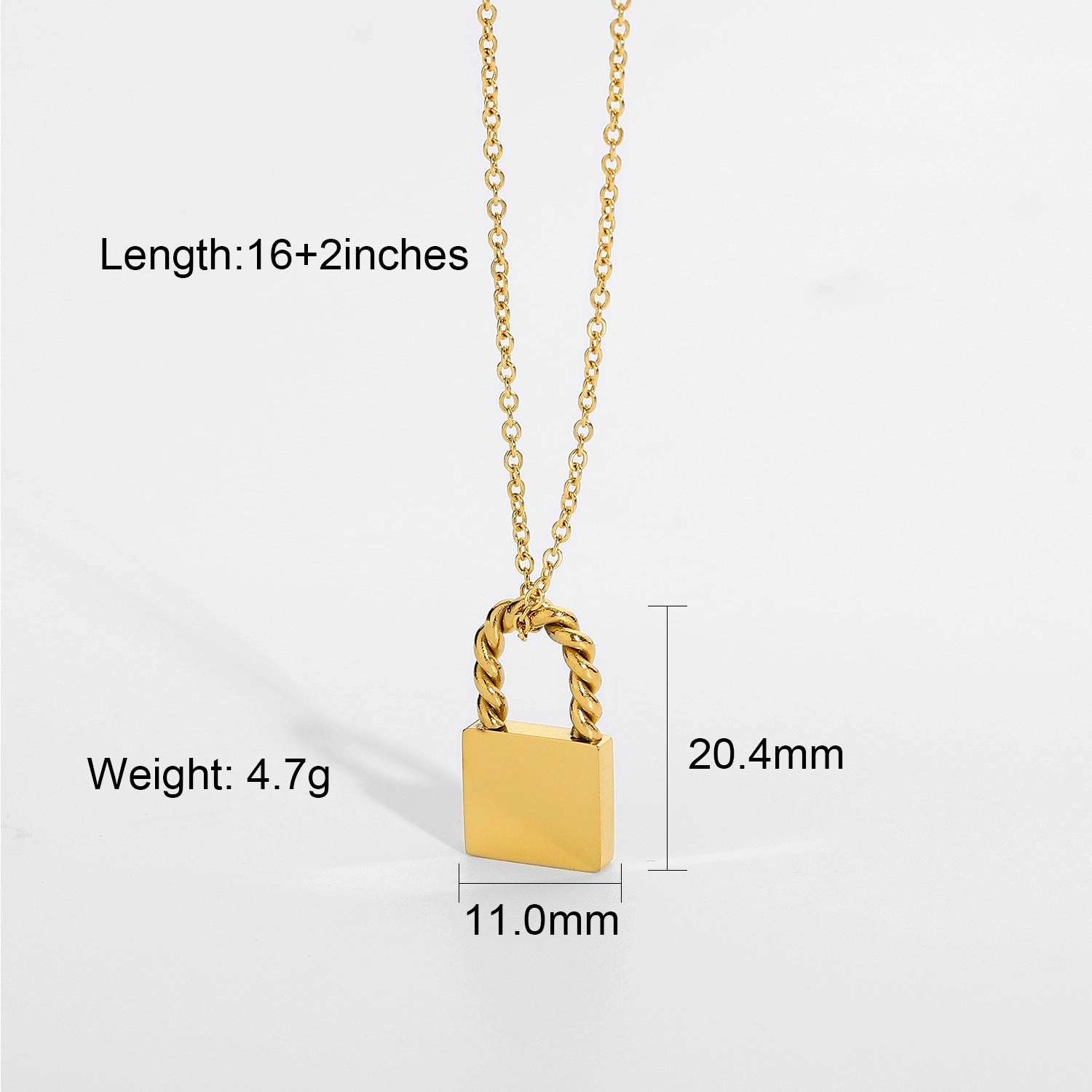 Wholesale 18K Gold Plated Stainless Steel Necklace Clavicle Chain