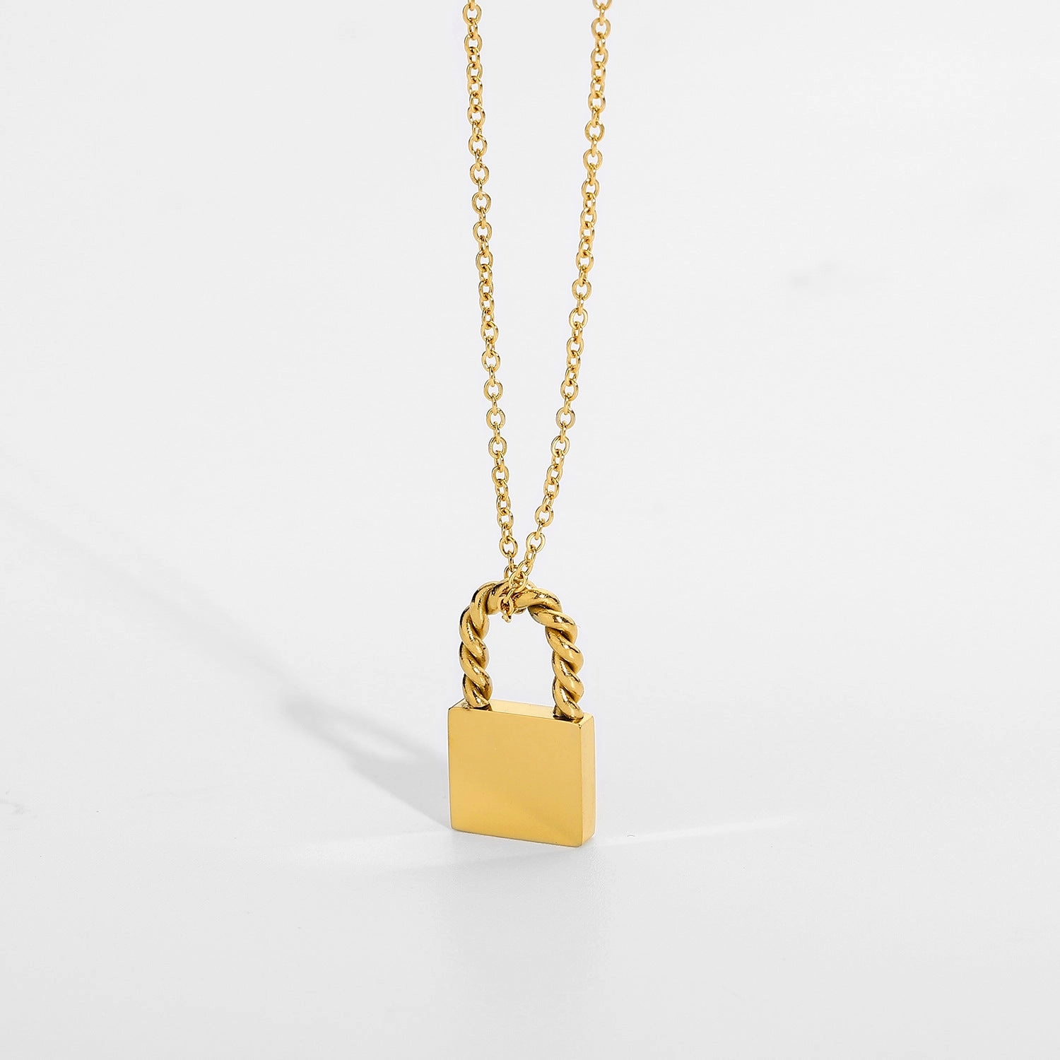 Wholesale 18K Gold Plated Stainless Steel Necklace Clavicle Chain