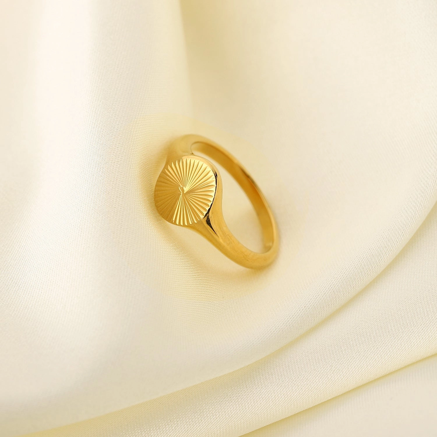 Wholesale 18K Gold Plated Stainless Steel Rings