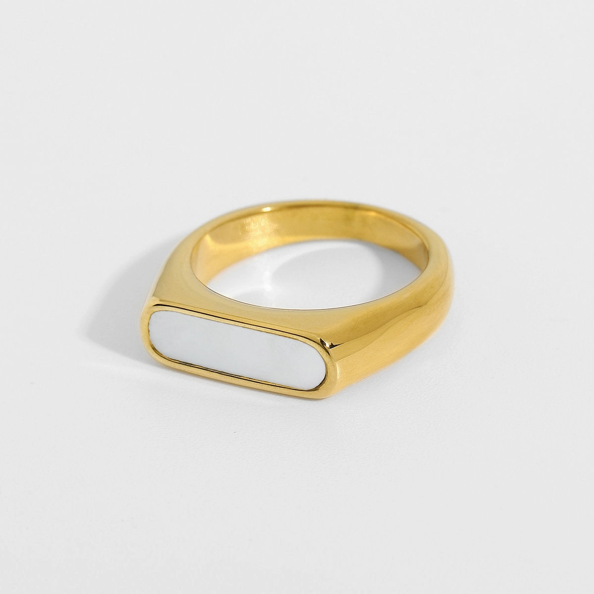 Wholesale 18K Gold Plated Stainless Steel Rings