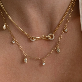 Wholesale 18k Gold-plated Titanium Steel Retro Snake Shaped Necklace