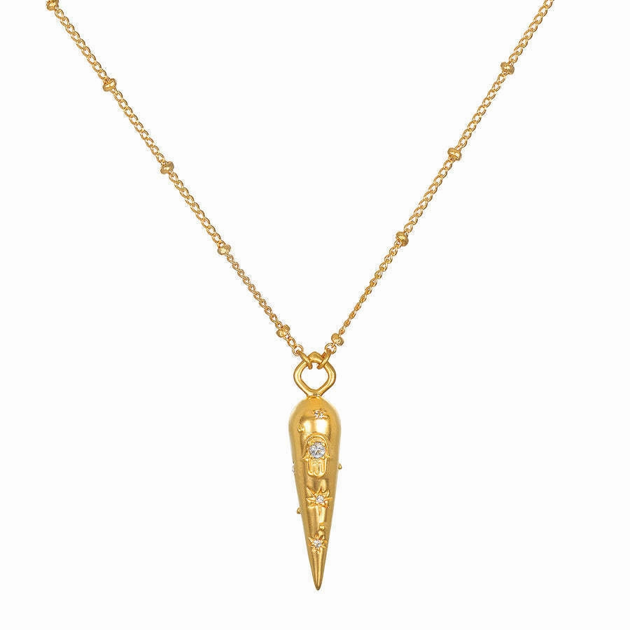 Wholesale 18k Gold-plated Titanium Steel Retro Snake Shaped Necklace