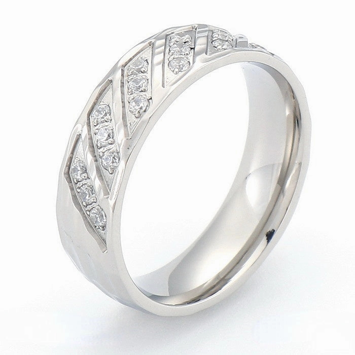 Wholesale 18k Gold Titanium Steel Rings