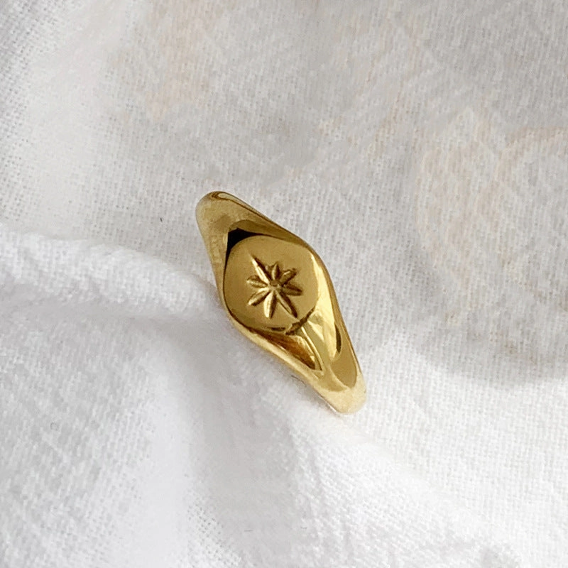 Wholesale 18k Stainless Steel Aperture Ring