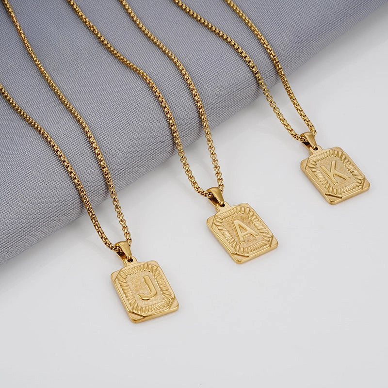 Wholesale 18K Stainless Steel Necklace Gold Titanium Steel Necklace