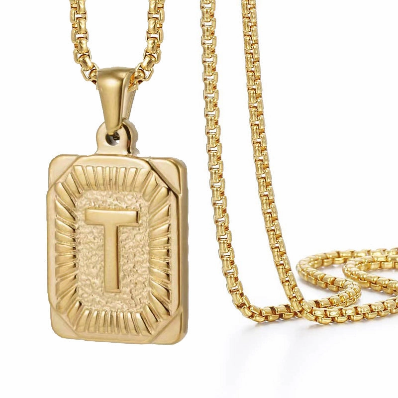 Wholesale 18K Stainless Steel Necklace Gold Titanium Steel Necklace