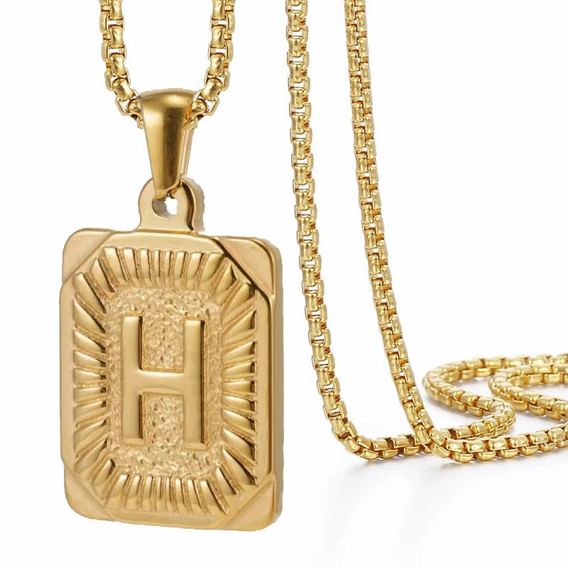 Wholesale 18K Stainless Steel Necklace Gold Titanium Steel Necklace