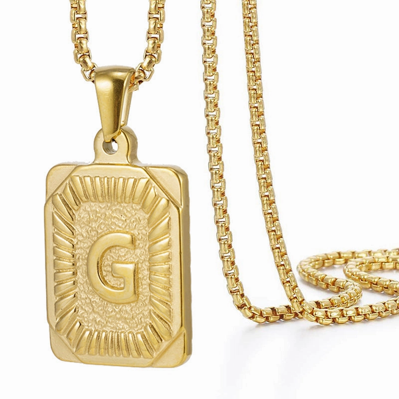 Wholesale 18K Stainless Steel Necklace Gold Titanium Steel Necklace