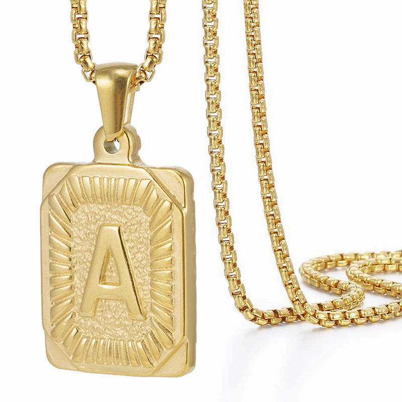 Wholesale 18K Stainless Steel Necklace Gold Titanium Steel Necklace