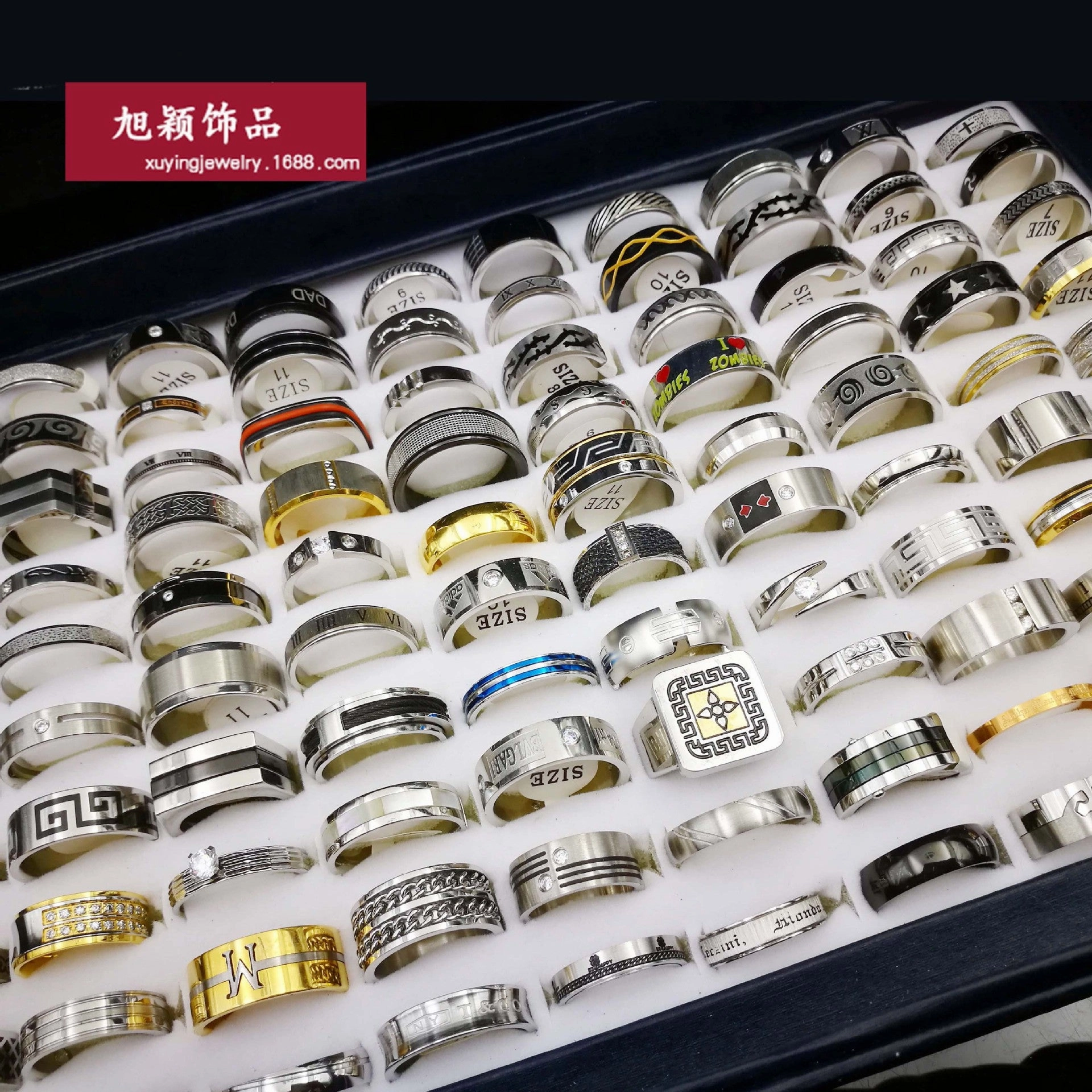 Wholesale 20PCS Stainless Steel Random Men and Women Style Rings