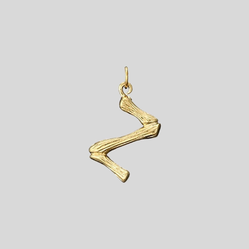 Wholesale 26 Letters Pendant Stainless Steel Gold Plated Necklaces