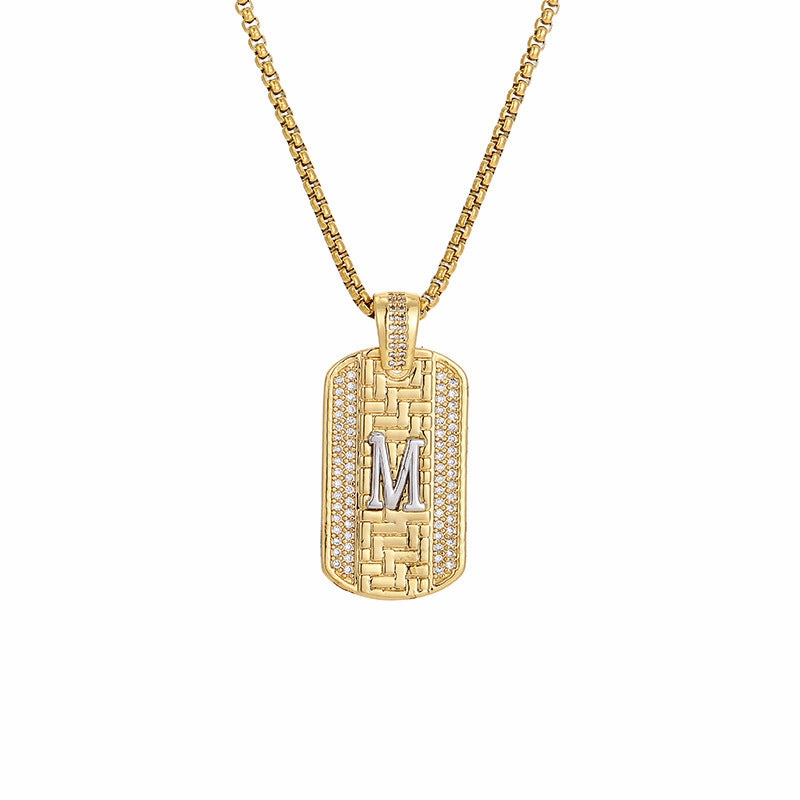 Wholesale 26 Letters Stainless Steel Necklace Sweater Chain