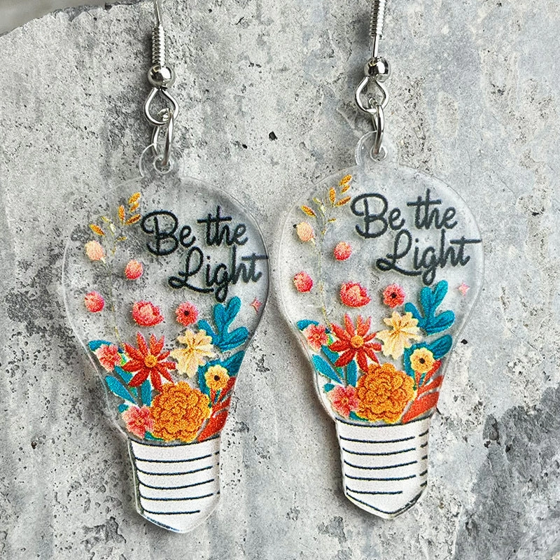 Wholesale 2pcs Teacher Gift Coffee Cup Apple Acrylic Earrings