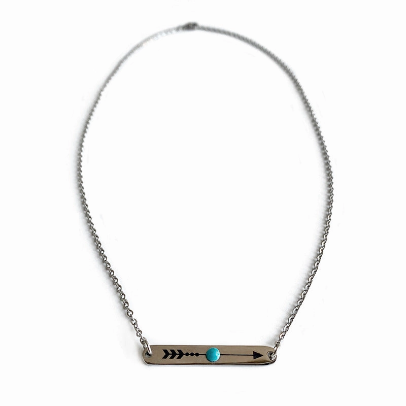 Wholesale 3pcs/pack Western Style Turquoise Vintage Necklace