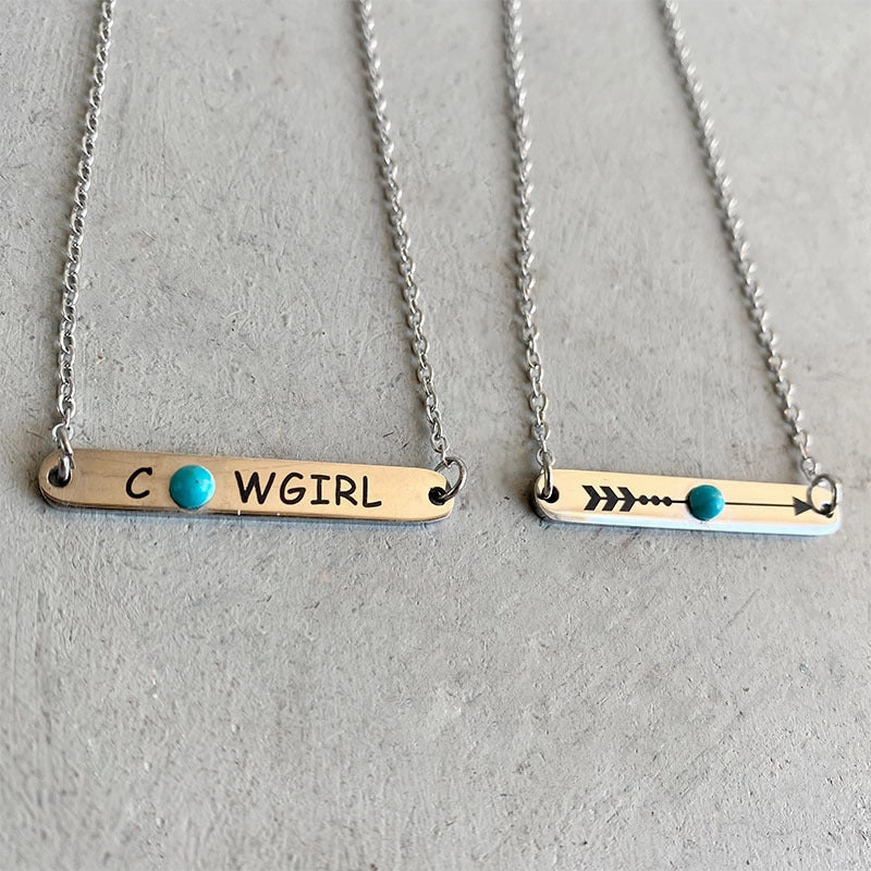 Wholesale 3pcs/pack Western Style Turquoise Vintage Necklace