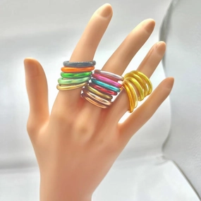 Wholesale 50PCS Silicone Rings