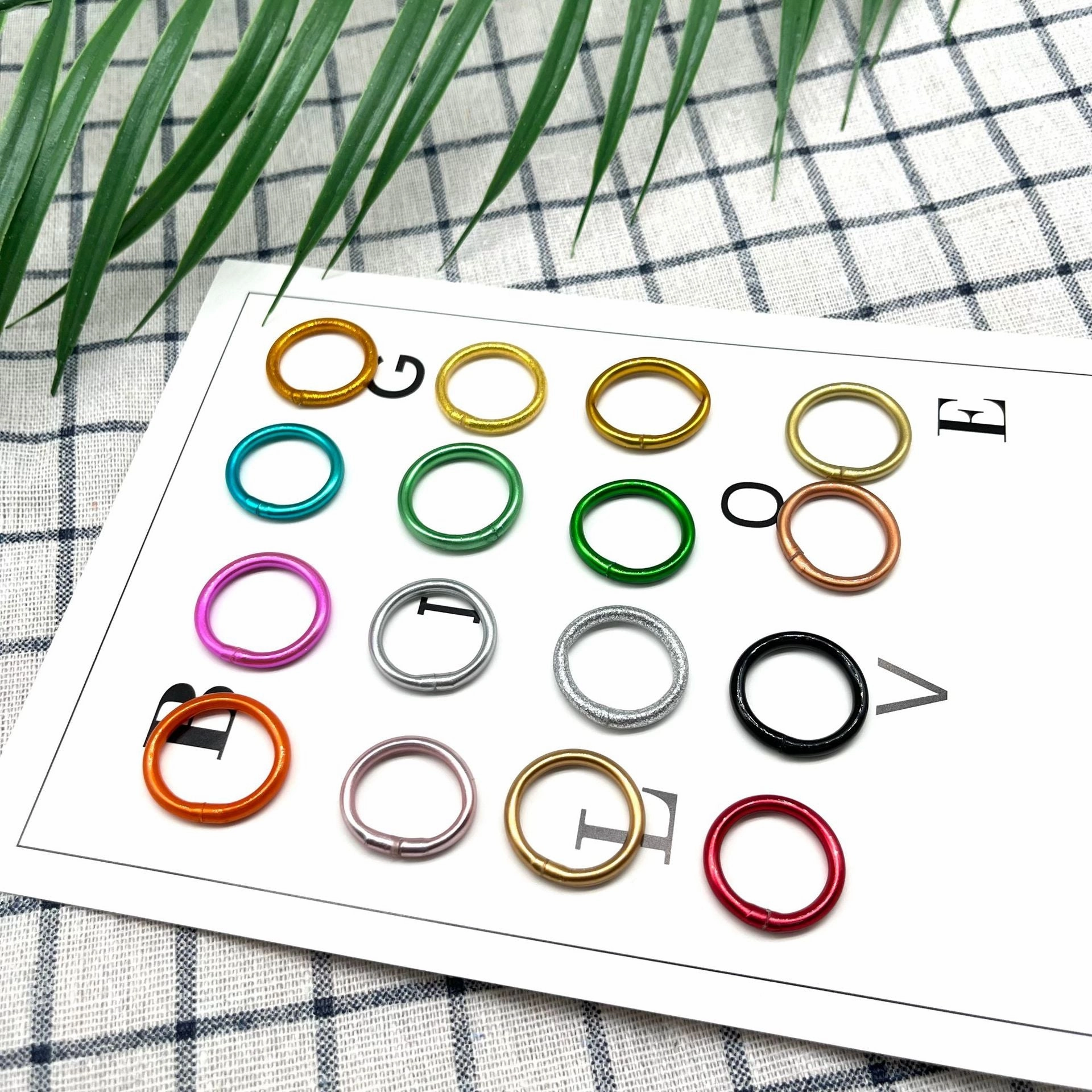Wholesale 50PCS Silicone Rings