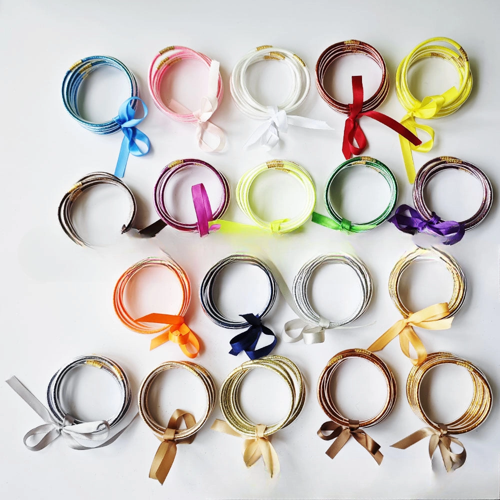 Wholesale 5 Layers Silicone Gold Powder Bracelet