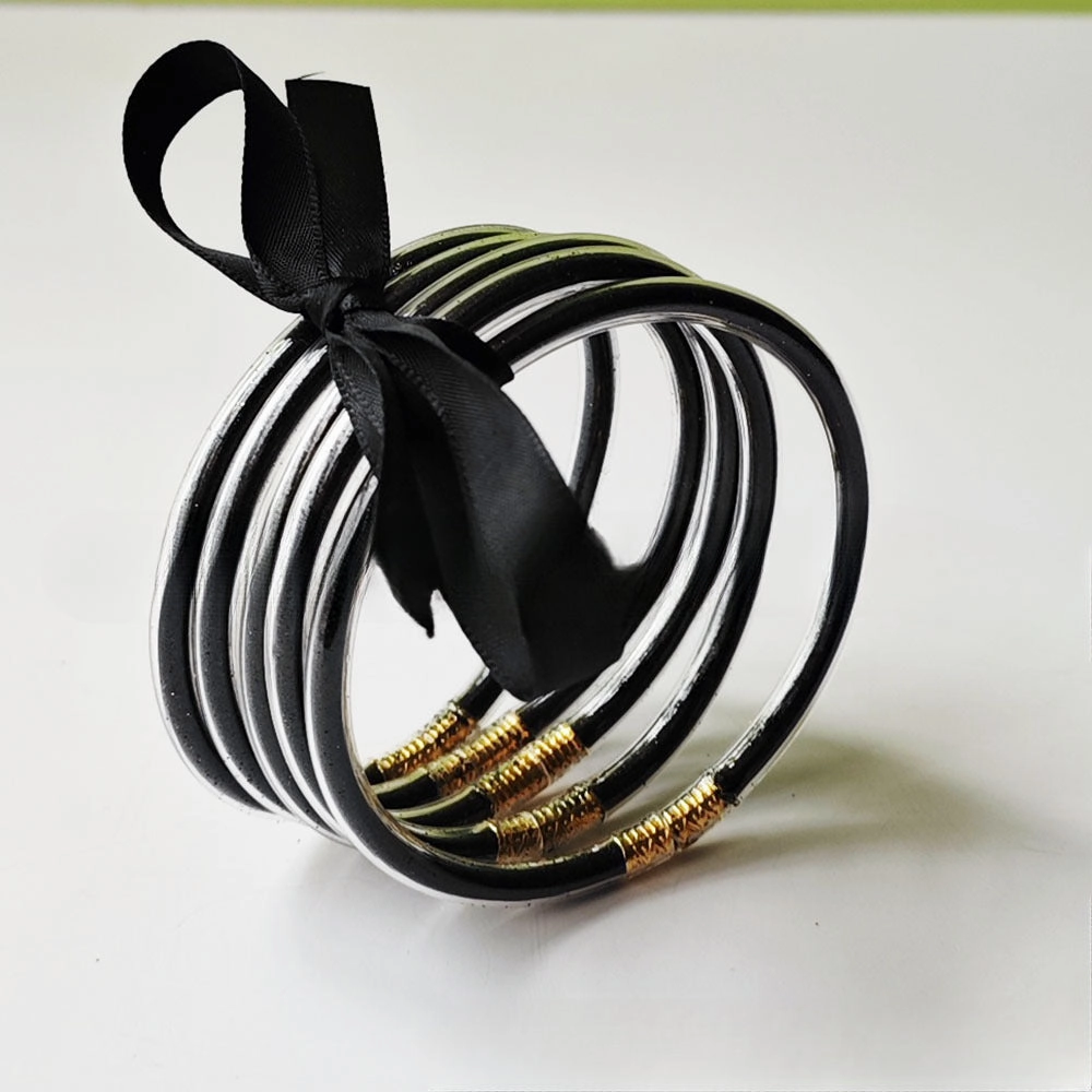 Wholesale 5 Layers Silicone Gold Powder Bracelet