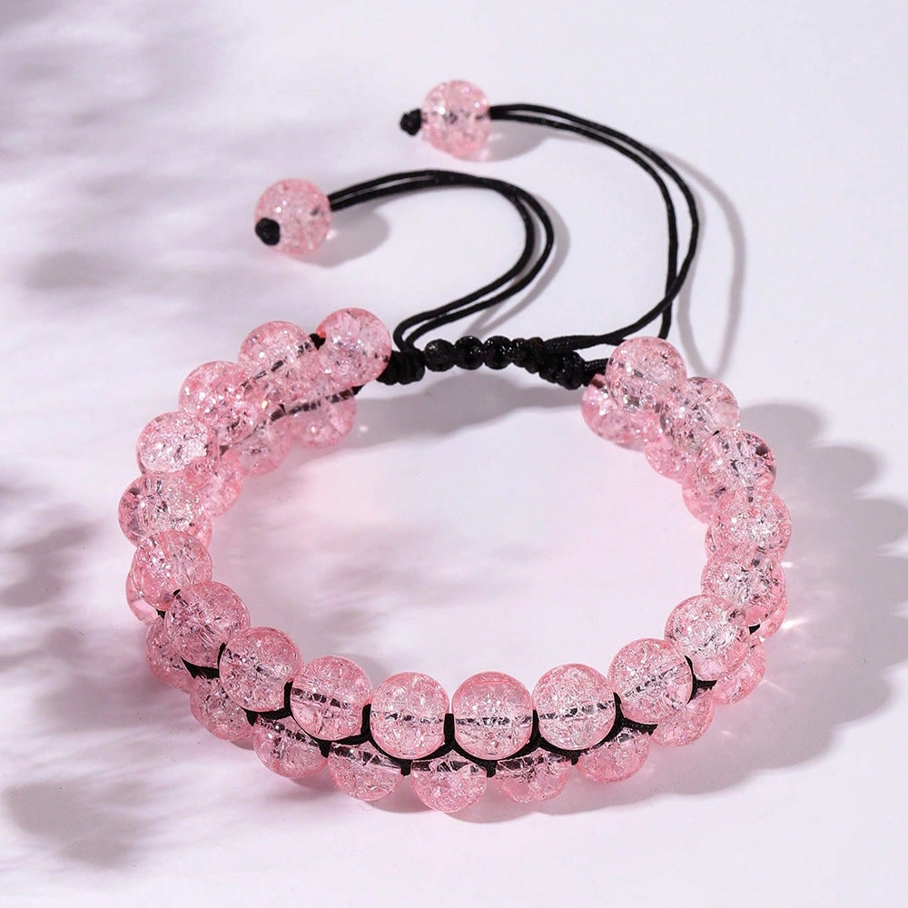 Wholesale 5PCS New Double Layer Natural Stone Bracelet