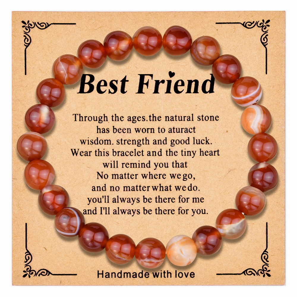 Wholesale  8mm colorful crystal beaded bracelet